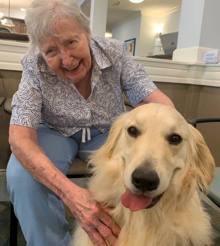 Therapy Dogs and the Joy They Bring to Our Residents

